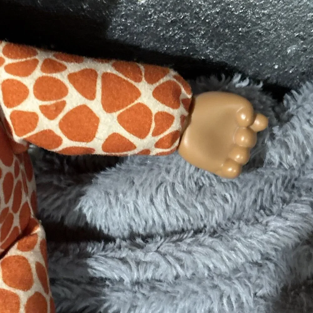 Cabbage Patch Kids Cuties Giraffe Plush Doll 9 Inch Orange Purple CPK Toy